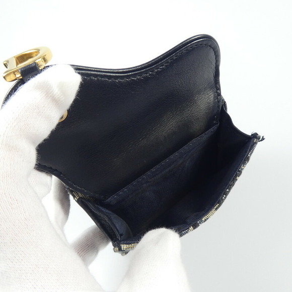 Christian Dior Oblique Jacquard Saddle Compact Wallet - Picture 6 of 11